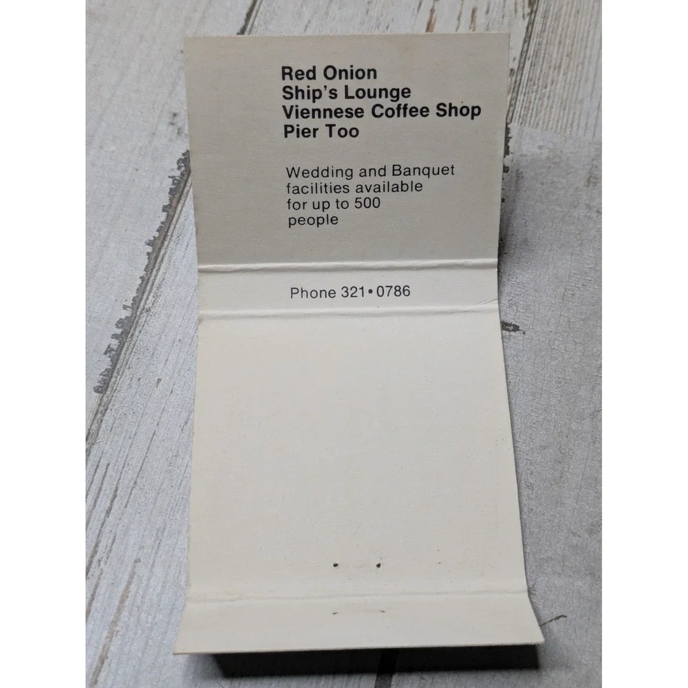Vintage Matchbook Cover Johnny Lattner's Marina City‎ Restaurants - Picture 3 of 3